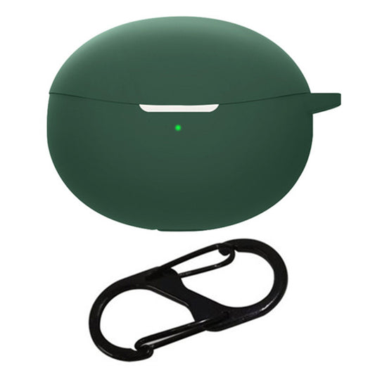 For Oppo Enco R Pro / Air2 Pro TWS Earphone Anti-drop Silicone Protective Cover with Anti-lost Buckle