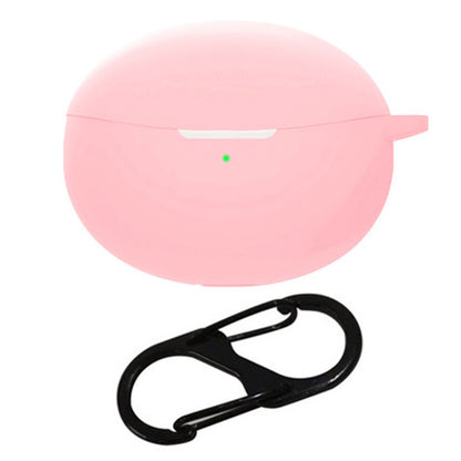 For Oppo Enco R Pro / Air2 Pro TWS Earphone Anti-drop Silicone Protective Cover with Anti-lost Buckle