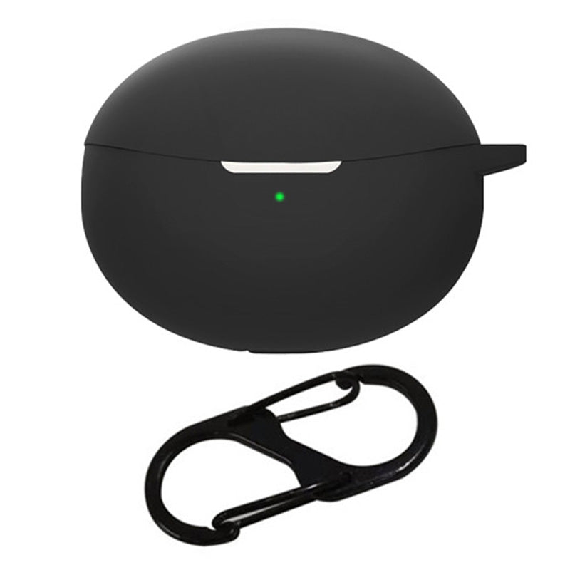 For Oppo Enco R Pro / Air2 Pro TWS Earphone Anti-drop Silicone Protective Cover with Anti-lost Buckle