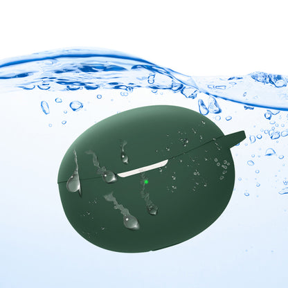 For Oppo Enco R Pro / Air2 Pro TWS Earphone Anti-drop Silicone Protective Cover with Anti-lost Buckle