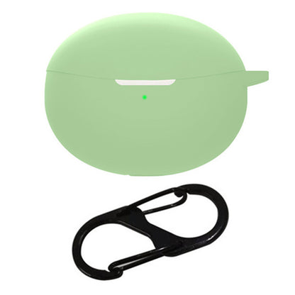 For Oppo Enco R Pro / Air2 Pro TWS Earphone Anti-drop Silicone Protective Cover with Anti-lost Buckle