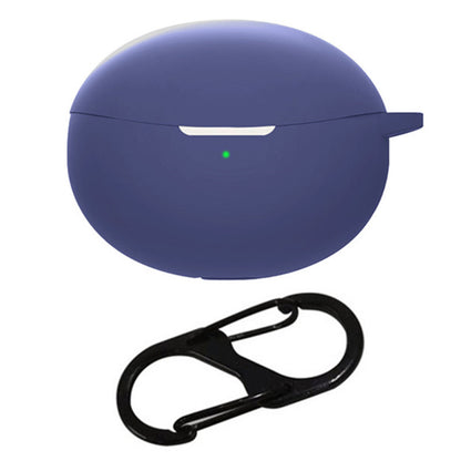 For Oppo Enco R Pro / Air2 Pro TWS Earphone Anti-drop Silicone Protective Cover with Anti-lost Buckle