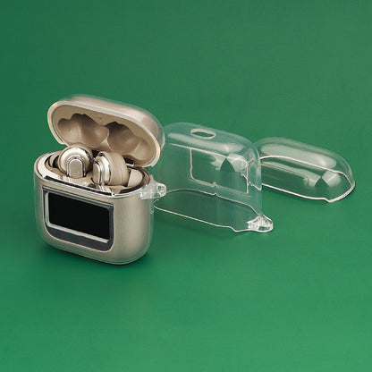 For JBL TOUR PRO2 Bluetooth Earphone TPU Protective Case Transparent Anti-drop Cover