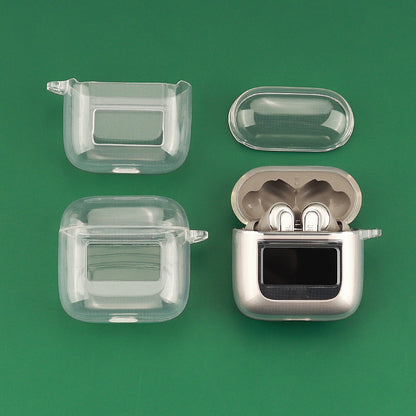 For JBL TOUR PRO2 Bluetooth Earphone TPU Protective Case Transparent Anti-drop Cover