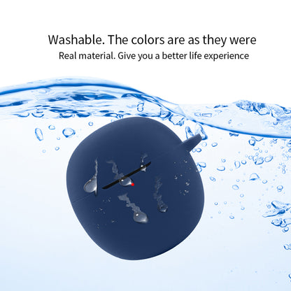 For vivo TWS Air Pro Earphone Silicone Protective Case Anti-drop Cover with Anti-lost Buckle