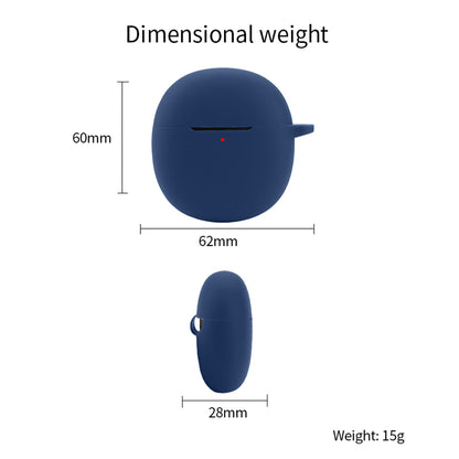 For vivo TWS Air Pro Earphone Silicone Protective Case Anti-drop Cover with Anti-lost Buckle