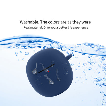 For iQOO TWS Air Pro Bluetooth Earphone Silicone Case Charging Bin Sleeve Cover with Buckle