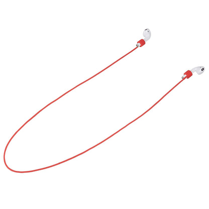 70cm Silicone Neck Strap for Apple AirPods , Bluetooth Earphone Anti-lost Neck Lanyard Rope for Outdoor Activity