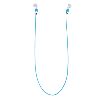 70cm Silicone Neck Strap for Apple AirPods , Bluetooth Earphone Anti-lost Neck Lanyard Rope for Outdoor Activity