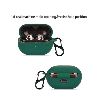 For SoundPEATS Opera03 Bluetooth Earphone Silicone Case Charging Bin Protective Sleeve with Buckle