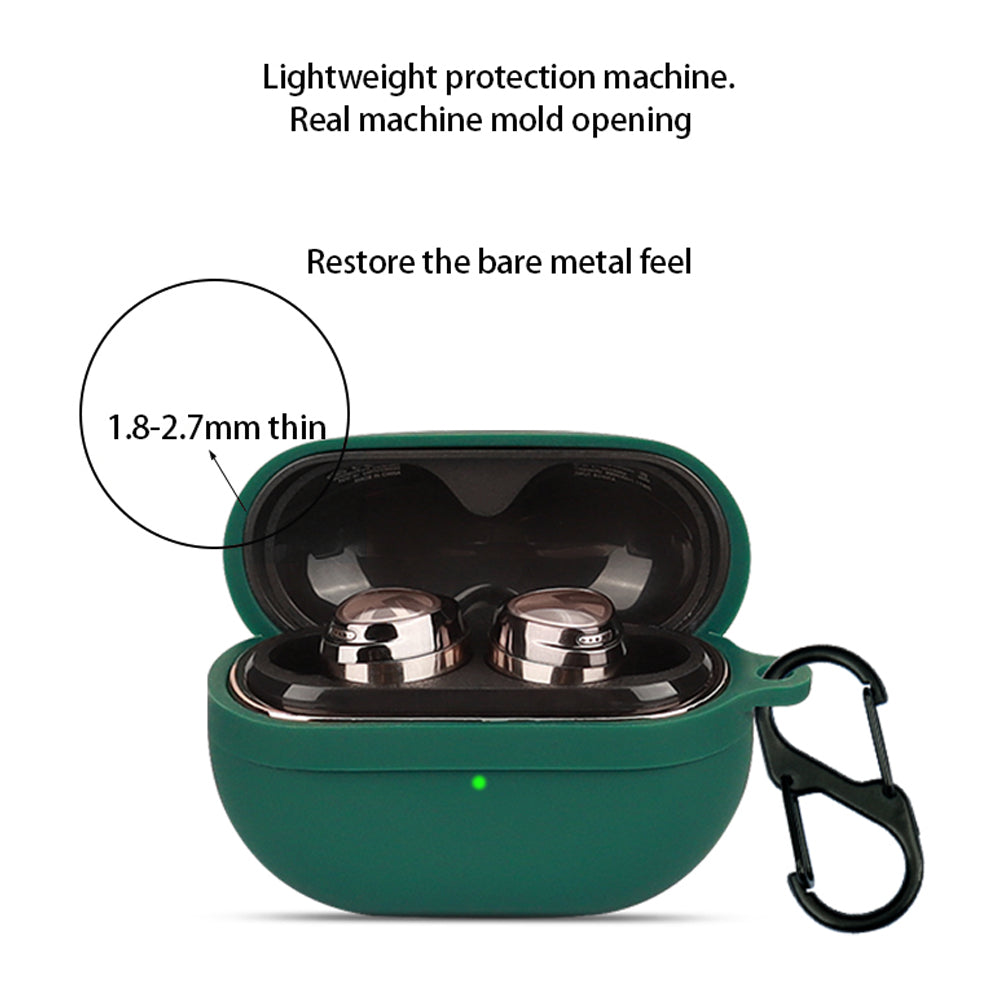 For SoundPEATS Opera03 Bluetooth Earphone Silicone Case Charging Bin Protective Sleeve with Buckle