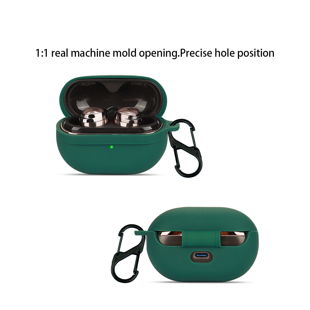 For SoundPEATS Opera03 Bluetooth Earphone Silicone Case Charging Bin Protective Sleeve with Buckle