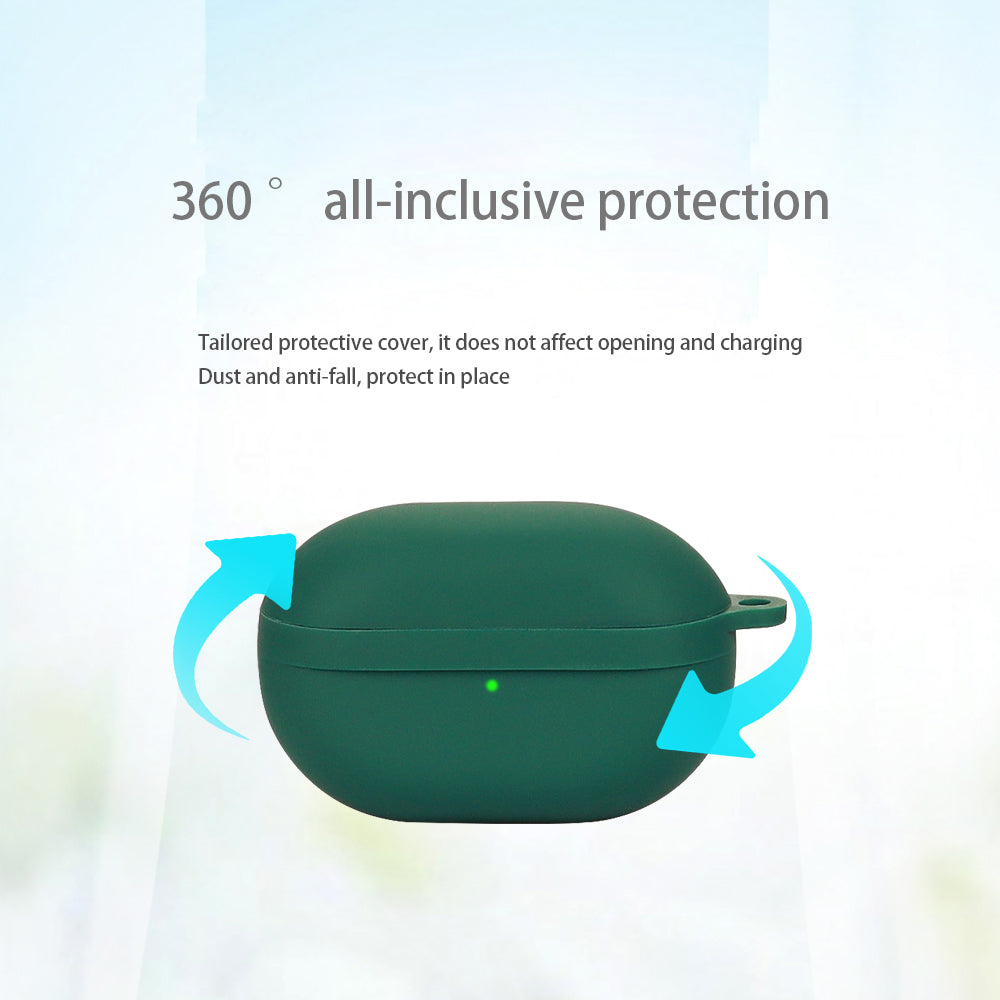 For SoundPEATS Opera03 Bluetooth Earphone Silicone Case Charging Bin Protective Sleeve with Buckle