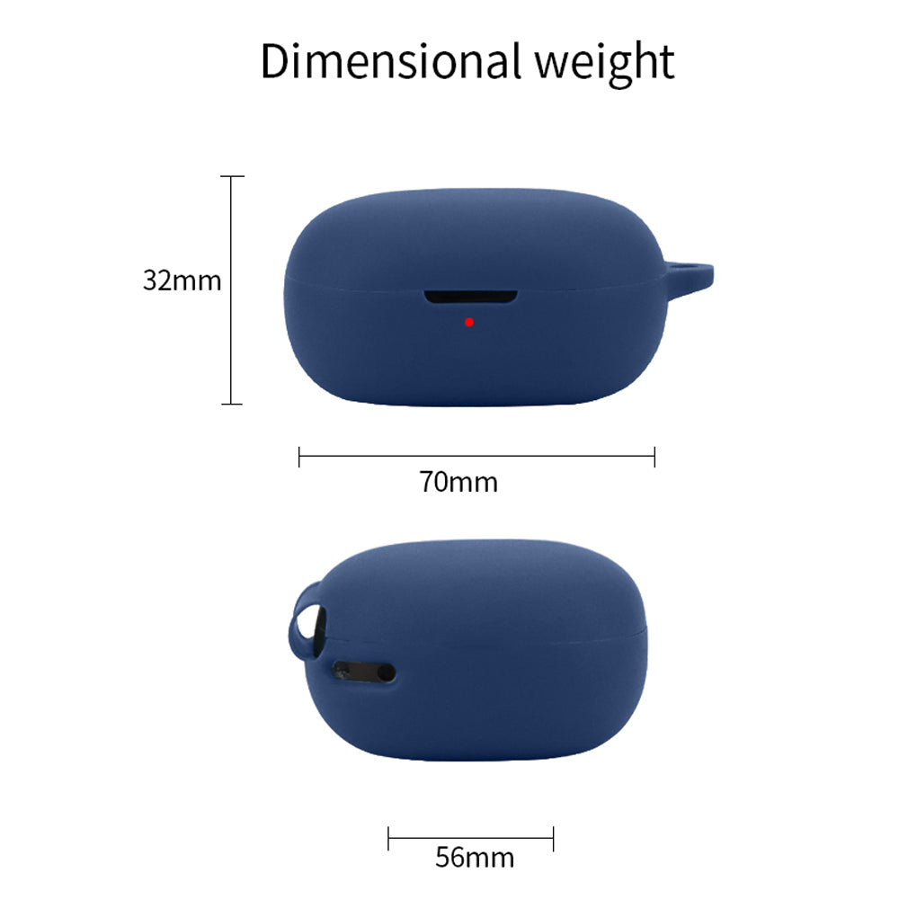 For Anker Soundcore R50i Anti-scratch Protective Sleeve Bluetooth Earphone Silicone Case with Buckle