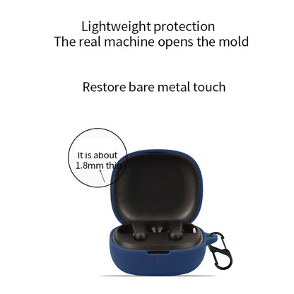 For Anker Soundcore R50i Anti-scratch Protective Sleeve Bluetooth Earphone Silicone Case with Buckle