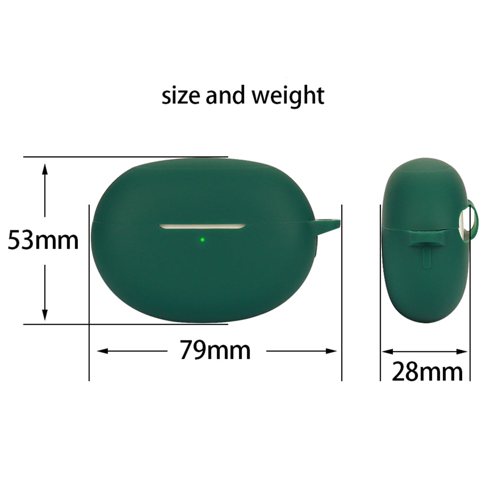 Silicone Case for Realme Buds Air 5 Pro Bluetooth Earphone Charging Bin Protective Sleeve with Buckle