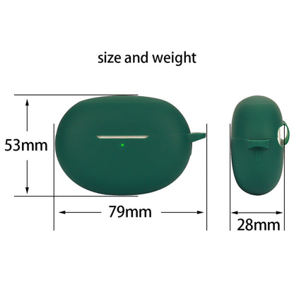 Silicone Case for Realme Buds Air 5 Pro Bluetooth Earphone Charging Bin Protective Sleeve with Buckle