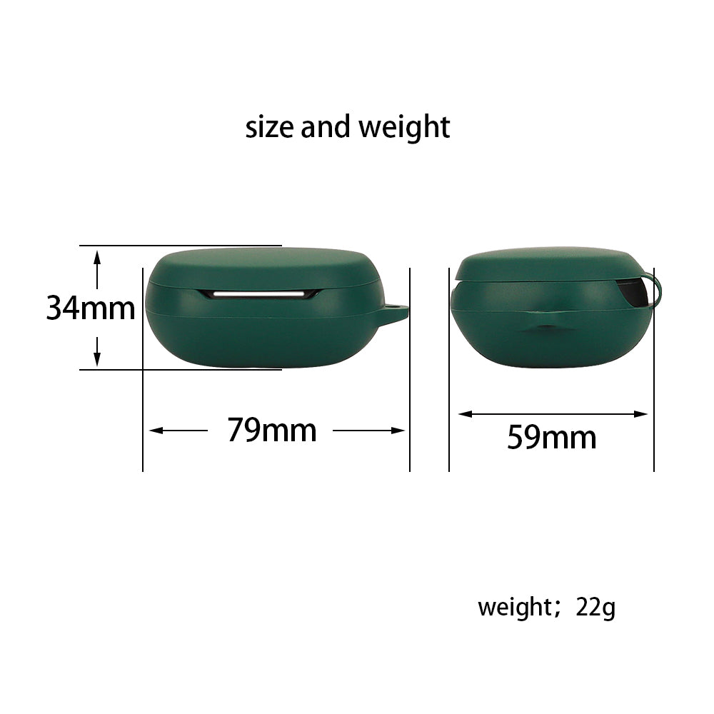 For EDIFIER NeoBuds Pro2 Silicone Case Bluetooth Earphone Charging Bin Anti-scratch Sleeve with Buckle