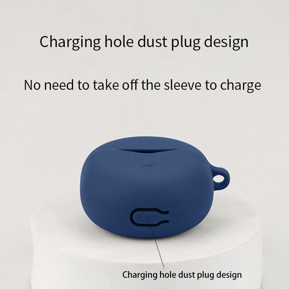 For SoundPEATS Air4 Bluetooth Earphone Silicone Case Dust-proof Protective Sleeve with Buckle