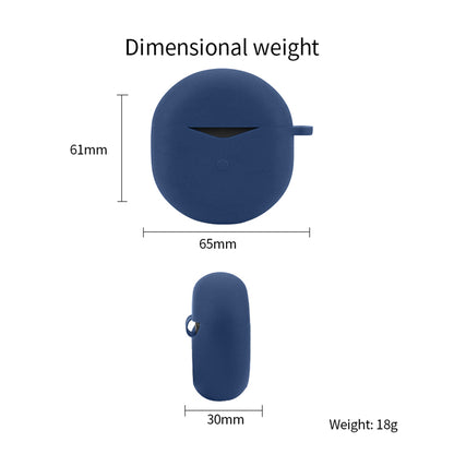For SoundPEATS Air4 Bluetooth Earphone Silicone Case Dust-proof Protective Sleeve with Buckle