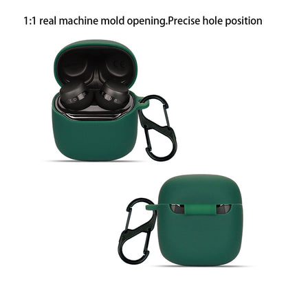 For JBL TOUR PRO+TWS Bluetooth Earphone Anti-drop Protective Sleeve Silicone Case with Buckle