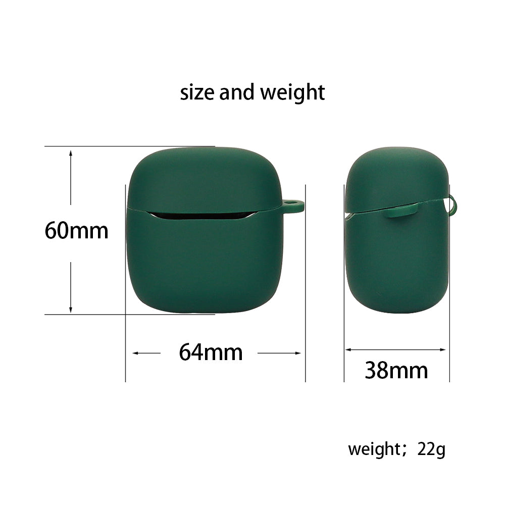 For JBL TOUR PRO+TWS Bluetooth Earphone Anti-drop Protective Sleeve Silicone Case with Buckle