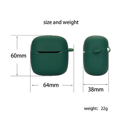 For JBL TOUR PRO+TWS Bluetooth Earphone Anti-drop Protective Sleeve Silicone Case with Buckle