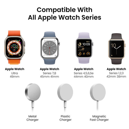 AHASTYLE DD-05 Charging Stand Compatible with Apple Watch Silicone Charging Holder Dock Station