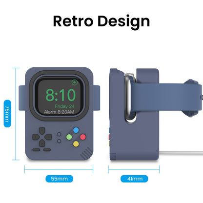 AHASTYLE DD-05 Charging Stand Compatible with Apple Watch Silicone Charging Holder Dock Station