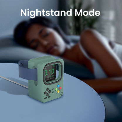 AHASTYLE DD-05 Charging Stand Compatible with Apple Watch Silicone Charging Holder Dock Station
