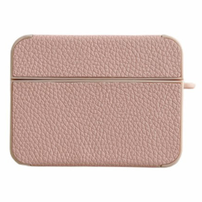 For AirPods Pro 2 Charging Case Cover Litchi Texture PU Leather TPU Shockproof Case