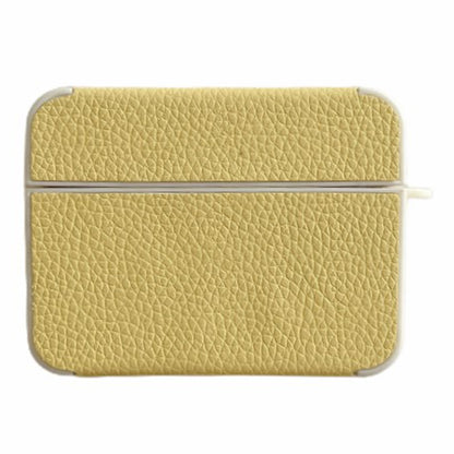 For AirPods Pro 2 Charging Case Cover Litchi Texture PU Leather TPU Shockproof Case