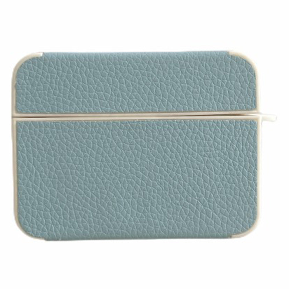 For AirPods Pro 2 Charging Case Cover Litchi Texture PU Leather TPU Shockproof Case