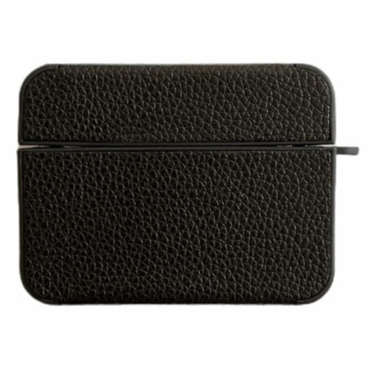 For Apple AirPods 3 Litchi Texture PU Leather TPU Case Bluetooth Headset Charging Case Cover