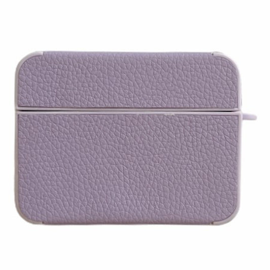 For Apple AirPods 3 Litchi Texture PU Leather TPU Case Bluetooth Headset Charging Case Cover