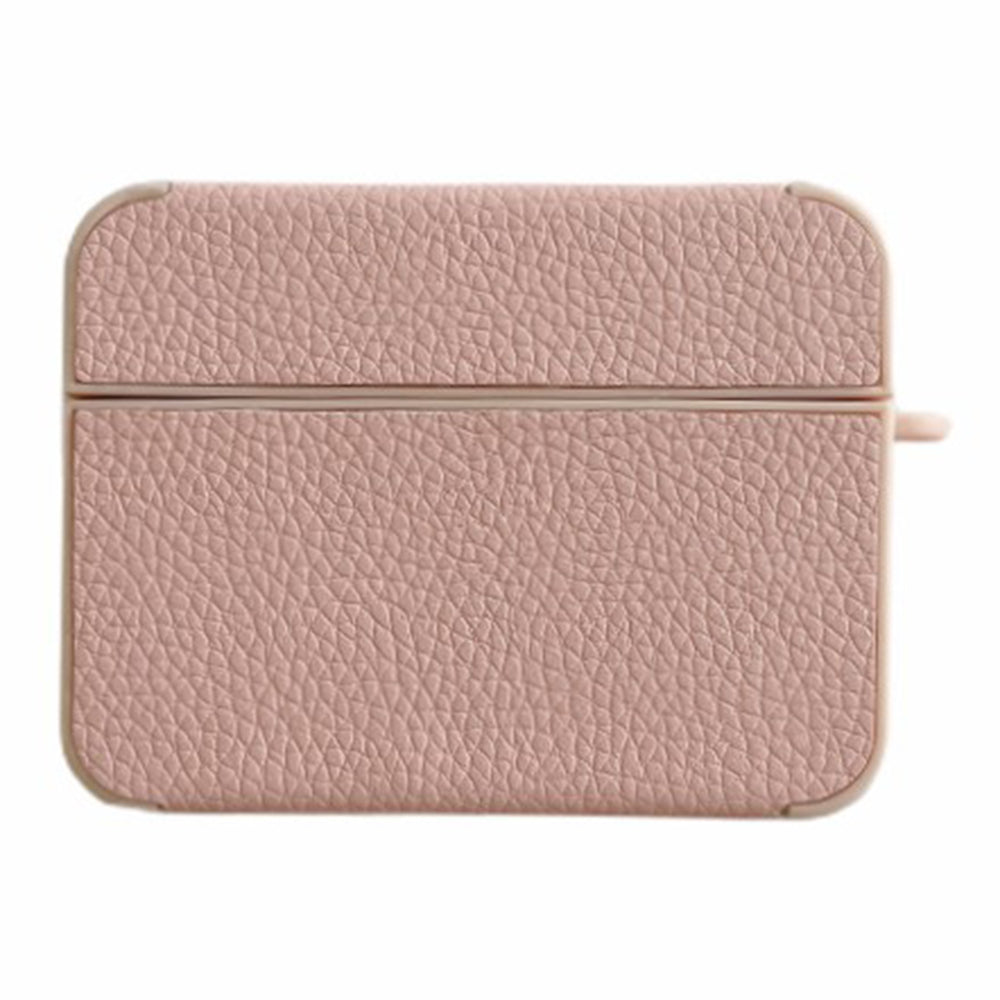 For Apple AirPods 3 Litchi Texture PU Leather TPU Case Bluetooth Headset Charging Case Cover
