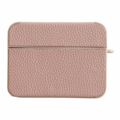 For Apple AirPods 3 Litchi Texture PU Leather TPU Case Bluetooth Headset Charging Case Cover