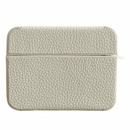 For Apple AirPods 3 Litchi Texture PU Leather TPU Case Bluetooth Headset Charging Case Cover