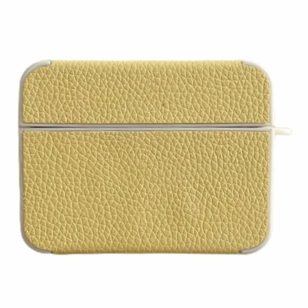 For Apple AirPods 3 Litchi Texture PU Leather TPU Case Bluetooth Headset Charging Case Cover