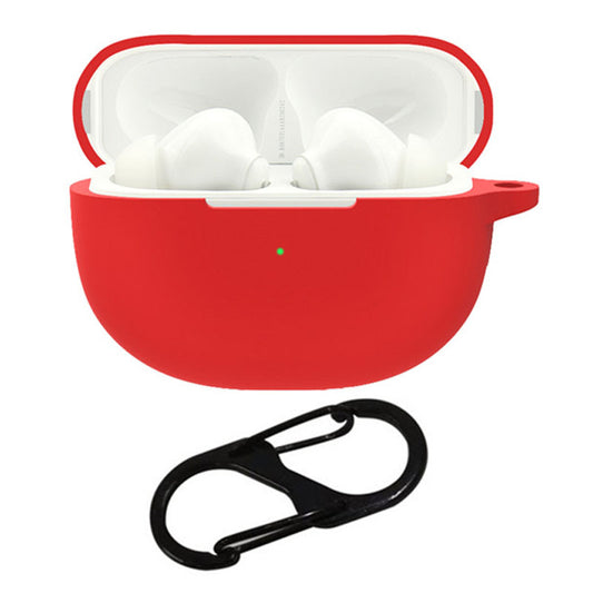 For OPPO Enco X Bluetooth Earphone Silicone Case Protective Earbud Cover with Buckle