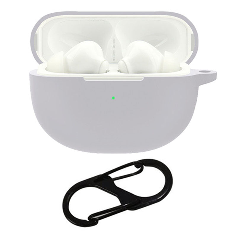 For OPPO Enco X Bluetooth Earphone Silicone Case Protective Earbud Cover with Buckle