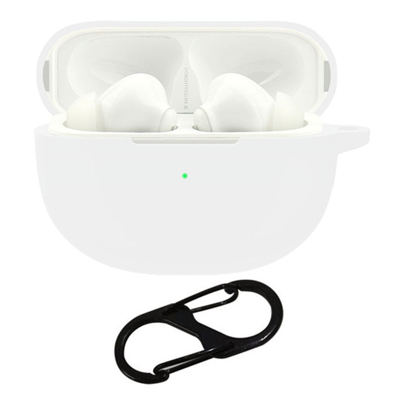 For OPPO Enco X Bluetooth Earphone Silicone Case Protective Earbud Cover with Buckle