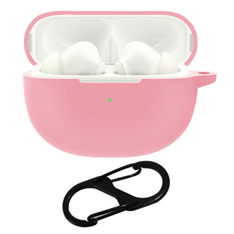 For OPPO Enco X Bluetooth Earphone Silicone Case Protective Earbud Cover with Buckle