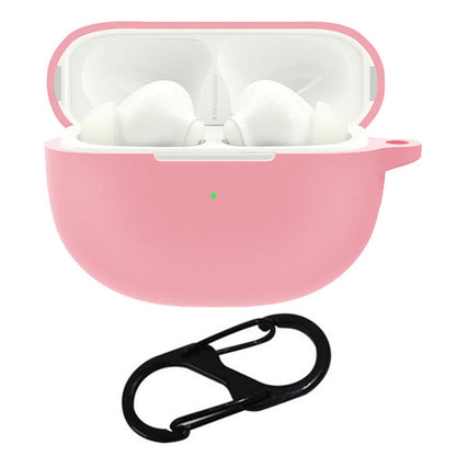 For OPPO Enco X Bluetooth Earphone Silicone Case Protective Earbud Cover with Buckle