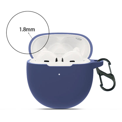 For OPPO Enco R Bluetooth Earphone Silicone Cover Anti-drop Protective Case with Buckle