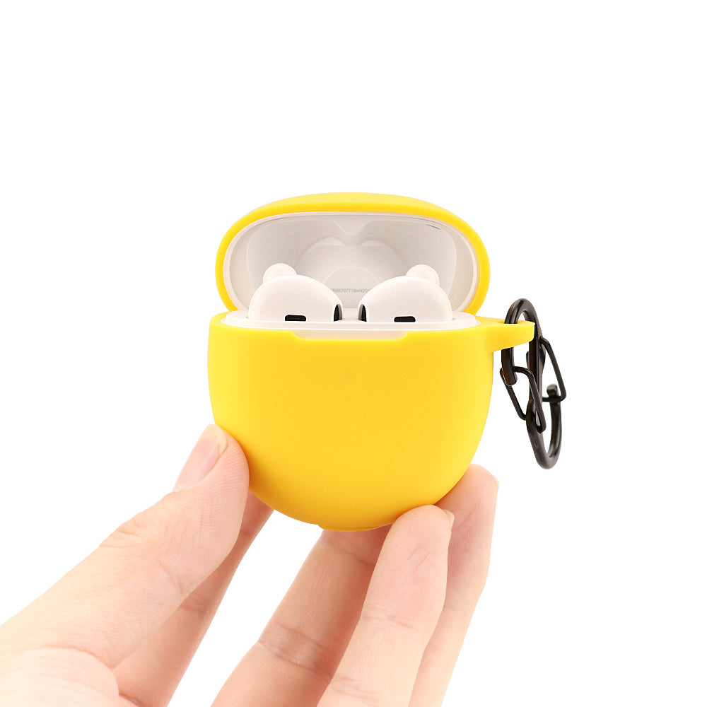 For OPPO Enco R Bluetooth Earphone Silicone Cover Anti-drop Protective Case with Buckle