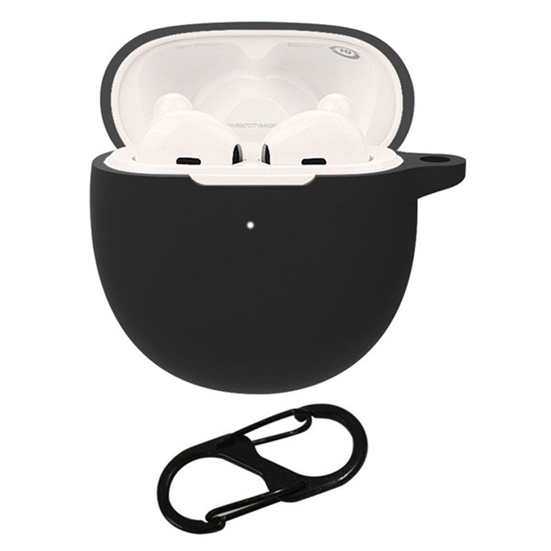 For OPPO Enco R Bluetooth Earphone Silicone Cover Anti-drop Protective Case with Buckle