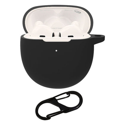 For OPPO Enco R Bluetooth Earphone Silicone Cover Anti-drop Protective Case with Buckle