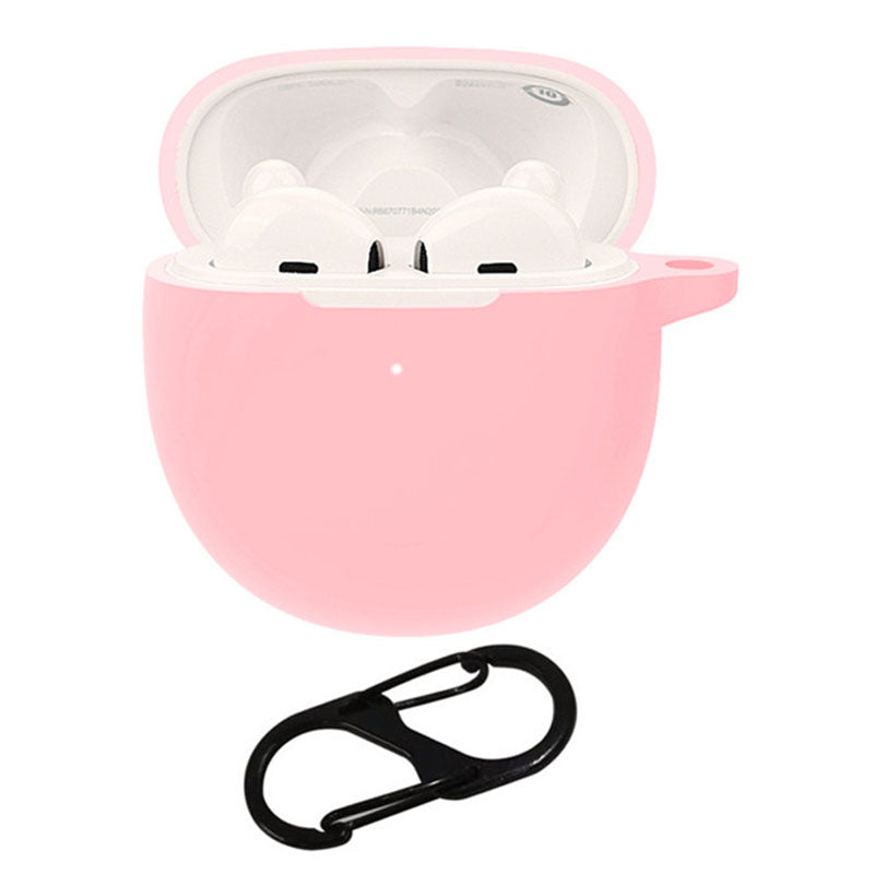 For OPPO Enco R Bluetooth Earphone Silicone Cover Anti-drop Protective Case with Buckle