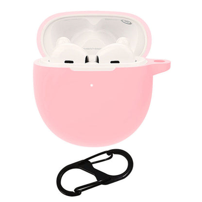 For OPPO Enco R Bluetooth Earphone Silicone Cover Anti-drop Protective Case with Buckle